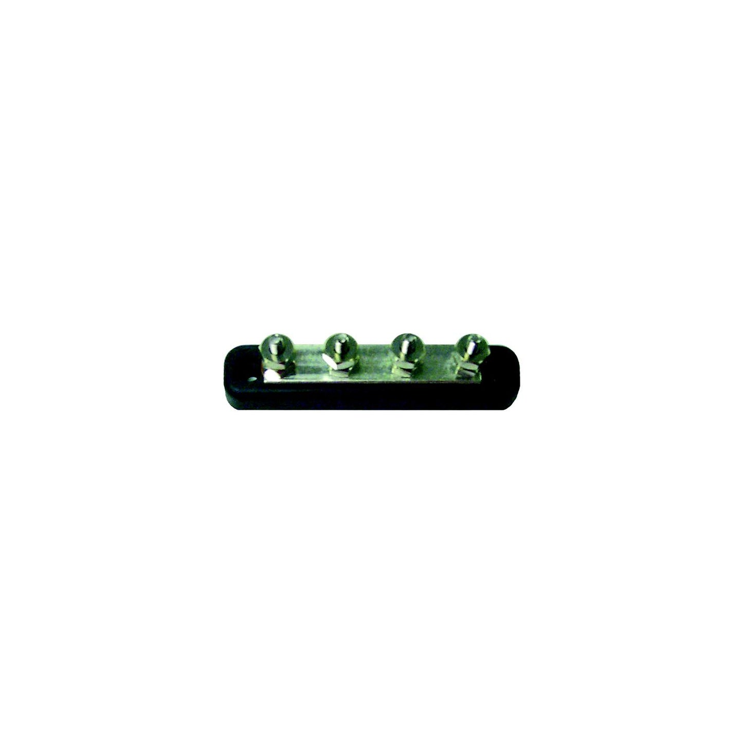 4 Gang #10 Stud Type Bus Bar, 150 Amp