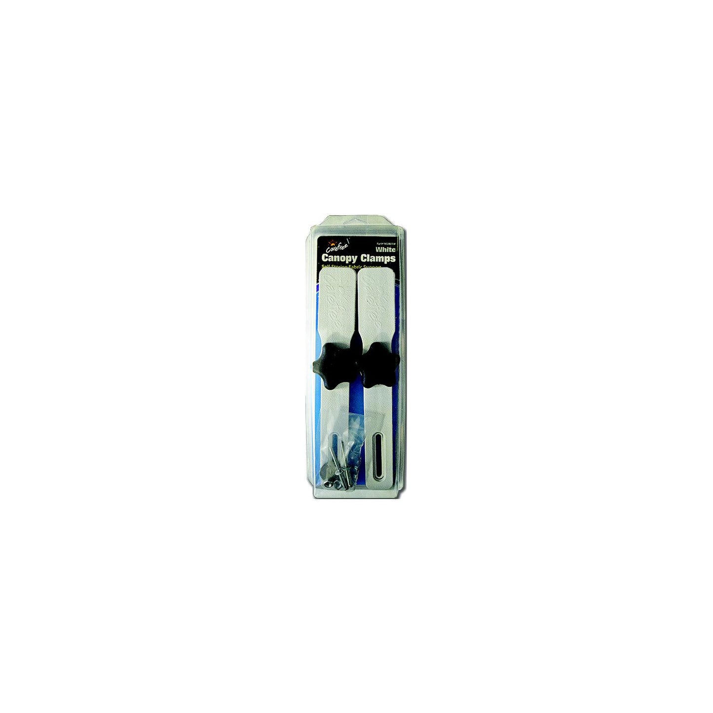 Carefree 902801W Canopy Clamps, White, 2ea