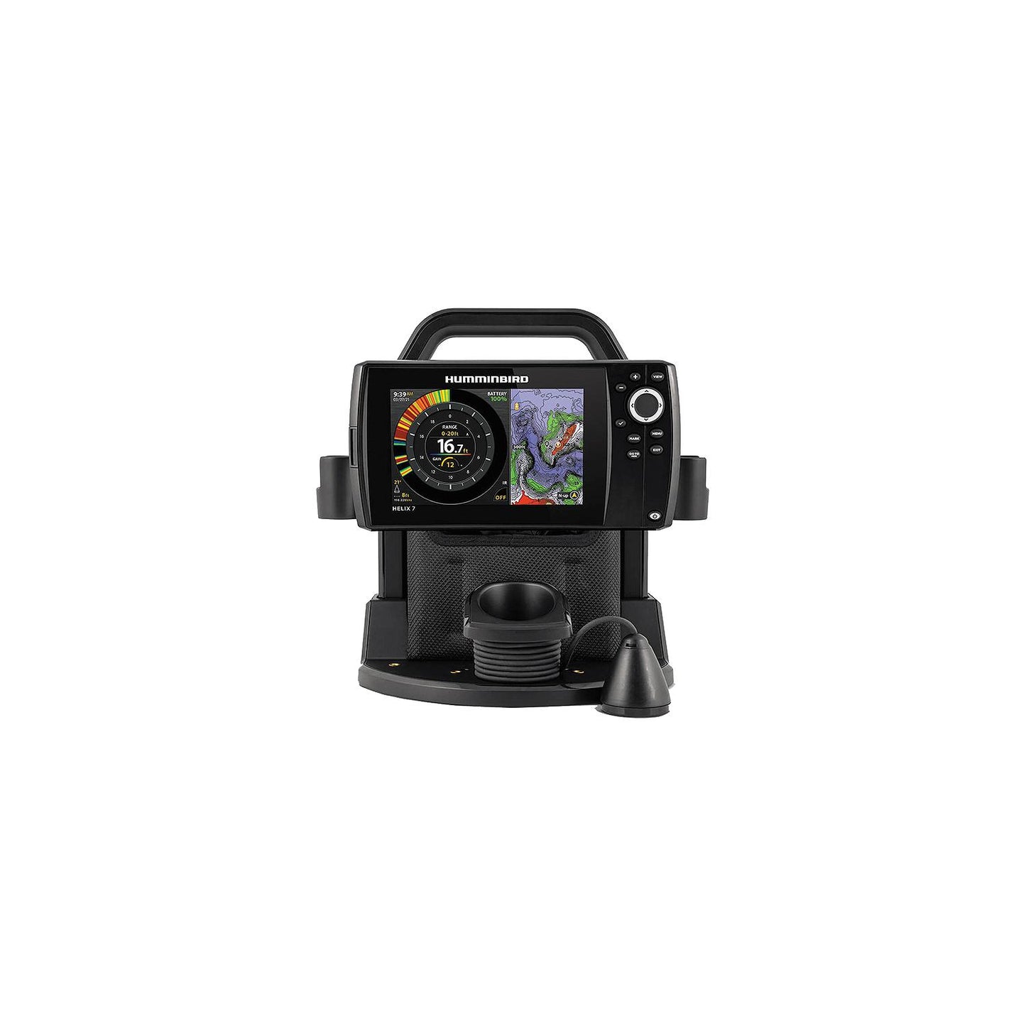 Humminbird 4117501 Ice Helix 7 CHIRP GPS G4 Sonar Fishfinder & Chartplotter