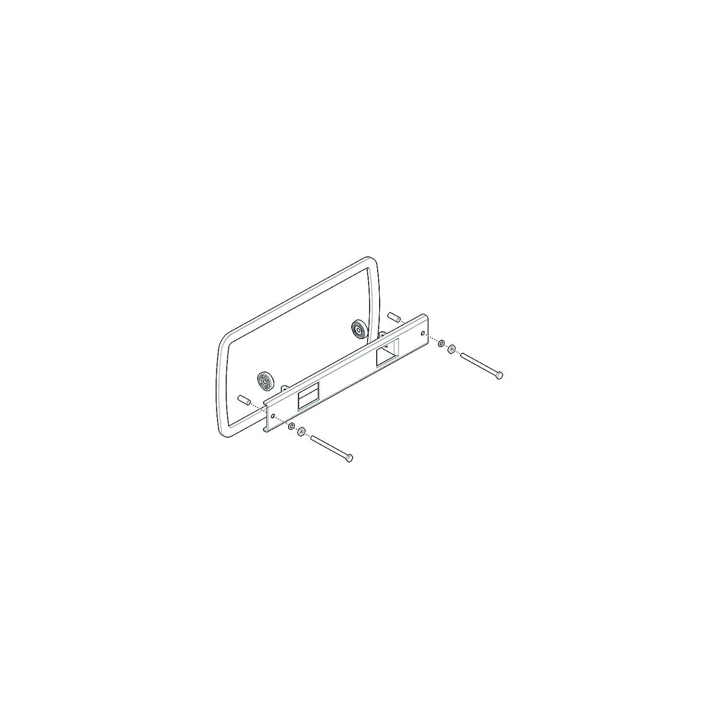 Humminbird 7402001 IDMK H7R2 In Dash Mounting Kit