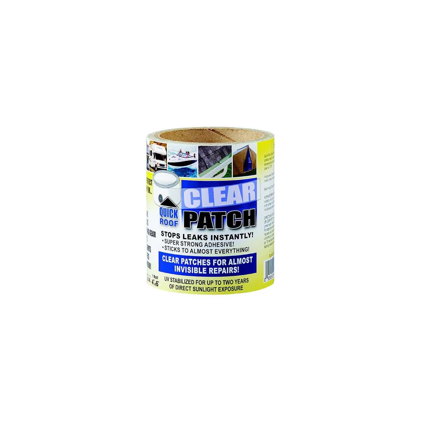 Quick Roof™ QRCP46 Clear Patch, 4" x 6"