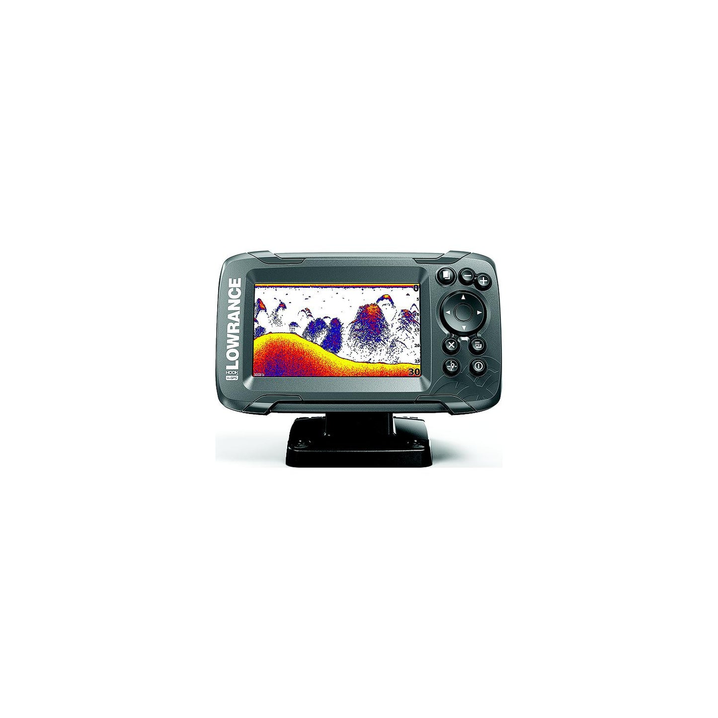 Lowrance 000-14014-001 HOOK-2 4X Fishfinder with GPS Plotter, Bullet Transducer, Autotuning Sonar & 4" Display