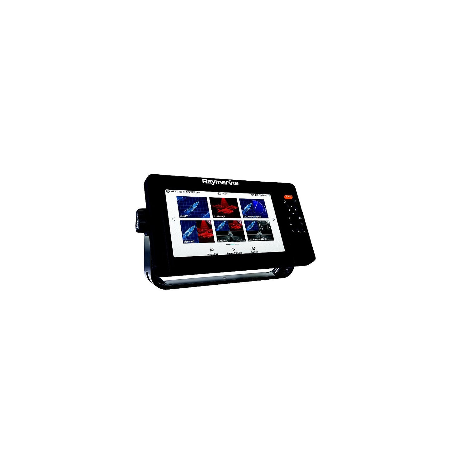 Raymarine E7053400NAG Element™ Sonar/GPS Multi Function Display w/Navionics Nav+ US & Canada Chart, 9