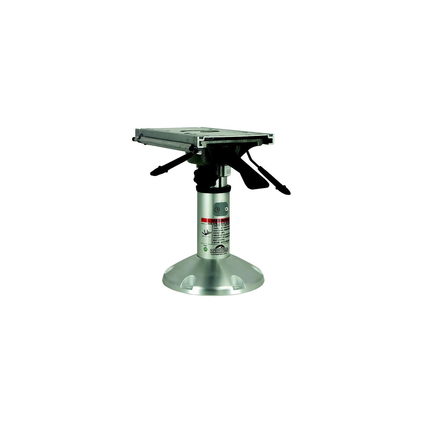 Springfield 2-3/8" Series Low-Profile Mainstay Package 12-1/2" - 15-1/2" (Includes Pedestal, Base and Locking Slide & Swivel)