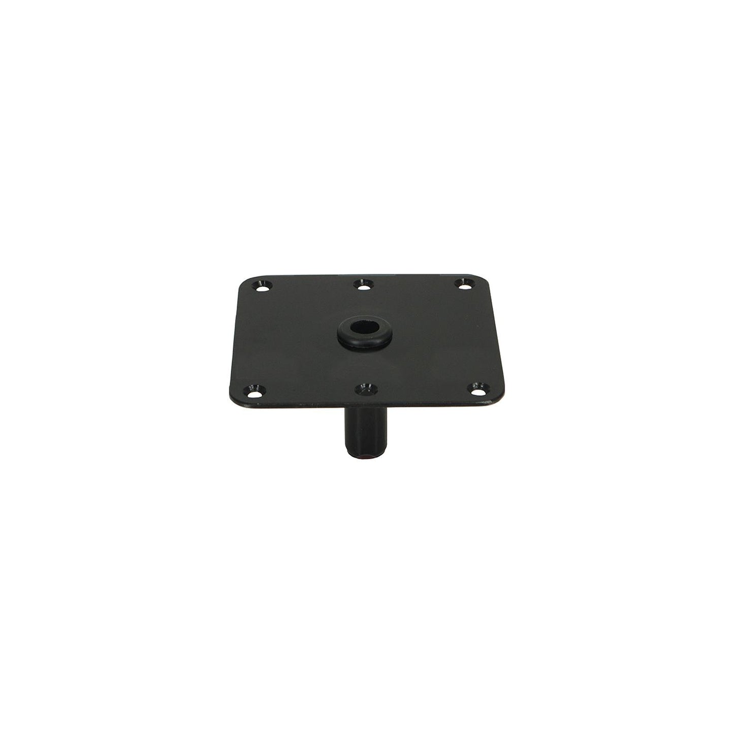 Springfield King-Pin 7" x 7" Threaded Square Steel Base, E-Coat Finish