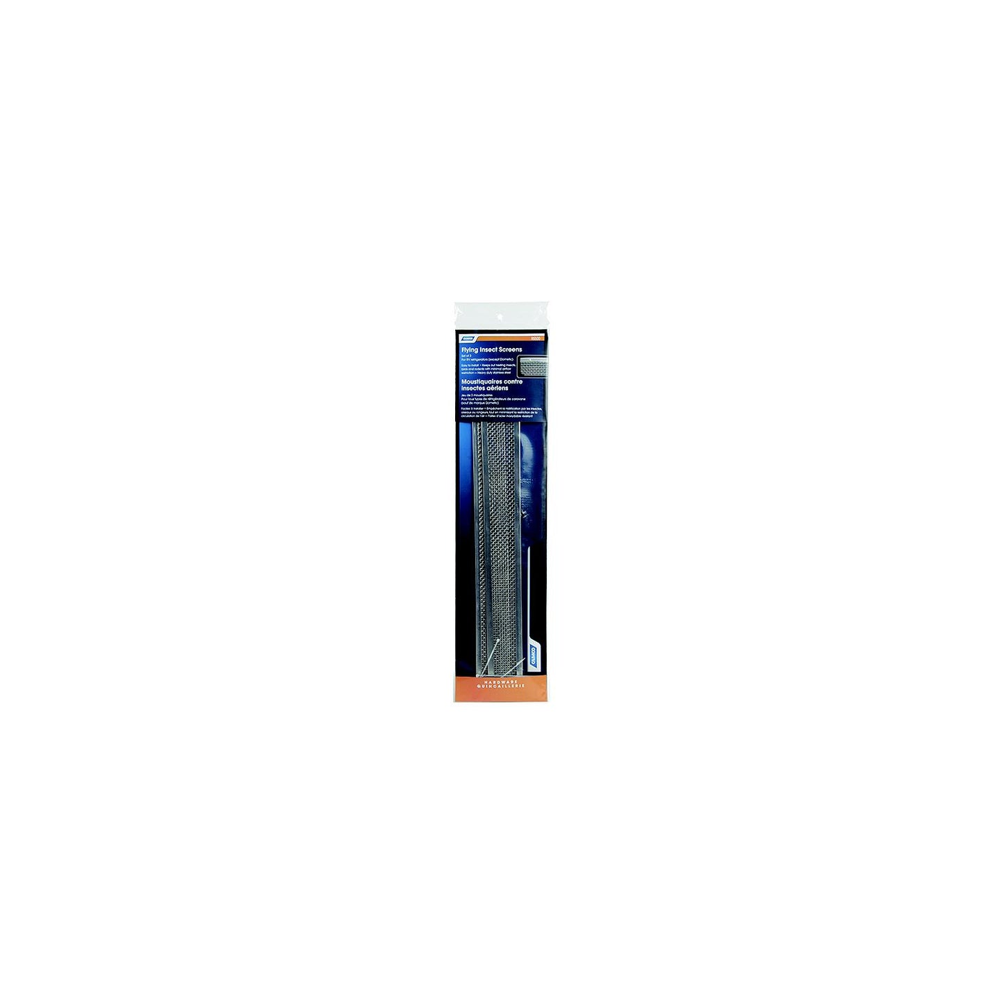 Camco 42148 Flying Insect Screen For Refrigerators with 19-3/4" Louver Openings (except Dometic), 3/pk