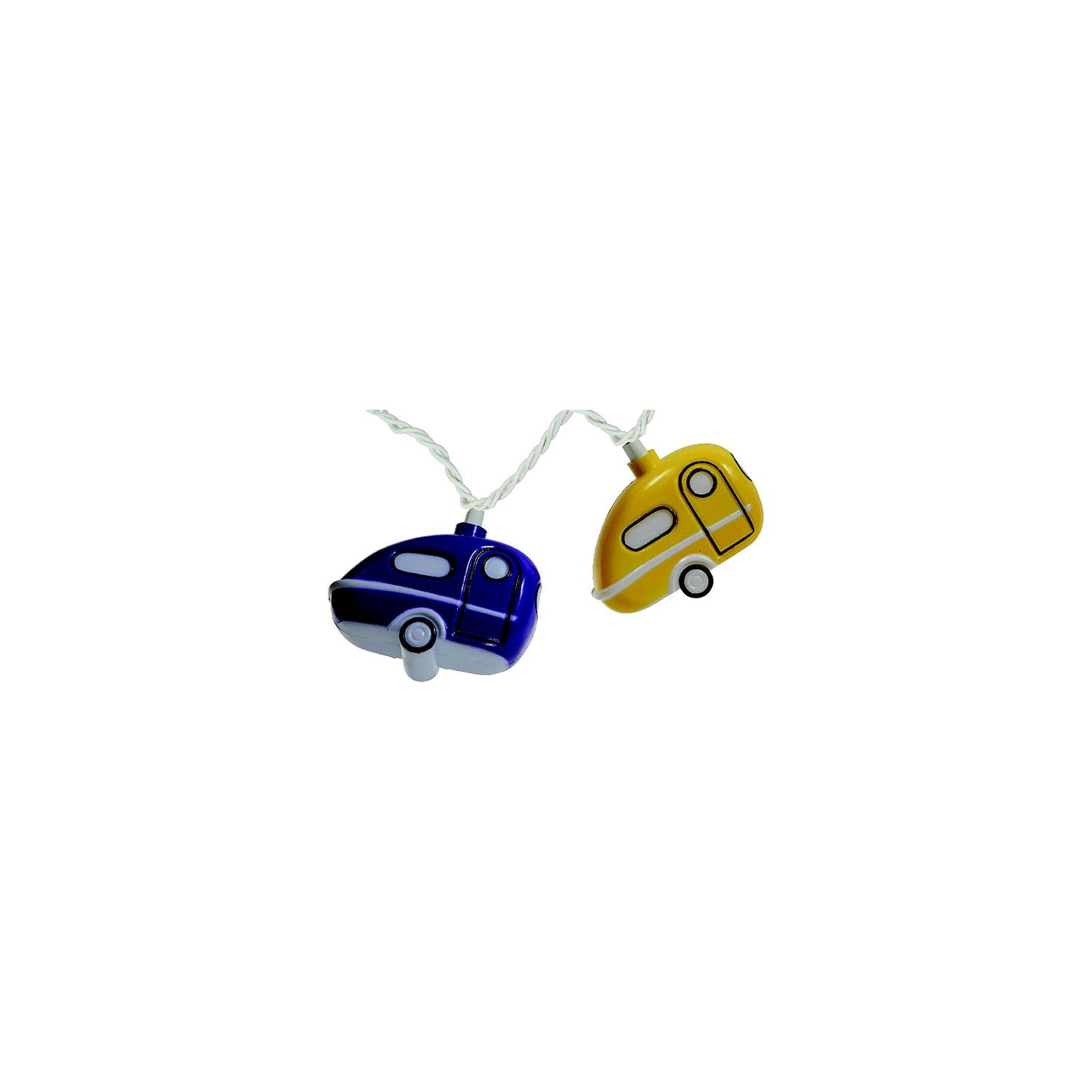 Camco RV 42652 Retro Travel Trailer LED Party Lights (Includes 10 LED Lights & Connector)