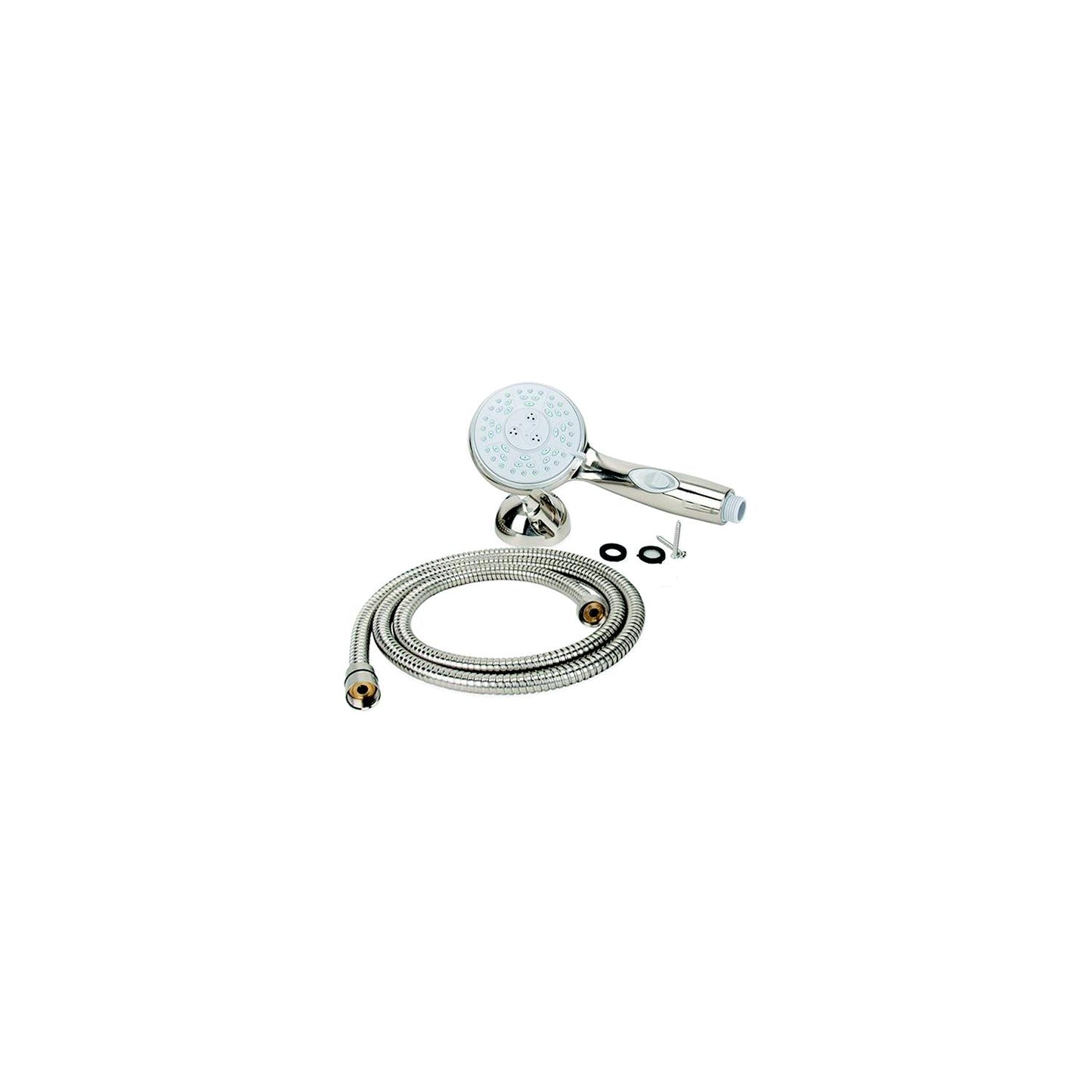 Camco 43747 Premium Rv/Marine Shower Head & Hose Kit, Brushed Nickel-Supply Nautica
