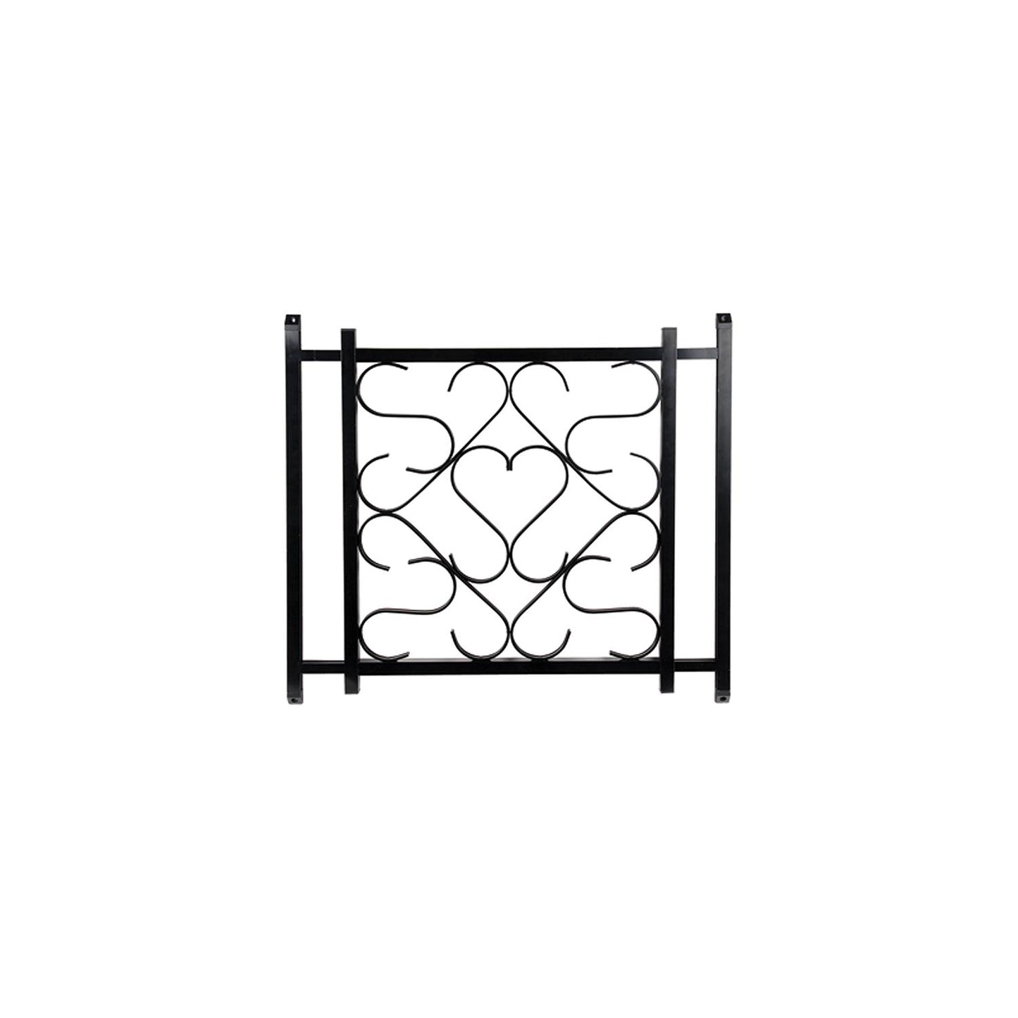 Camco Screen Door Push Bar and Deluxe Grille, Black