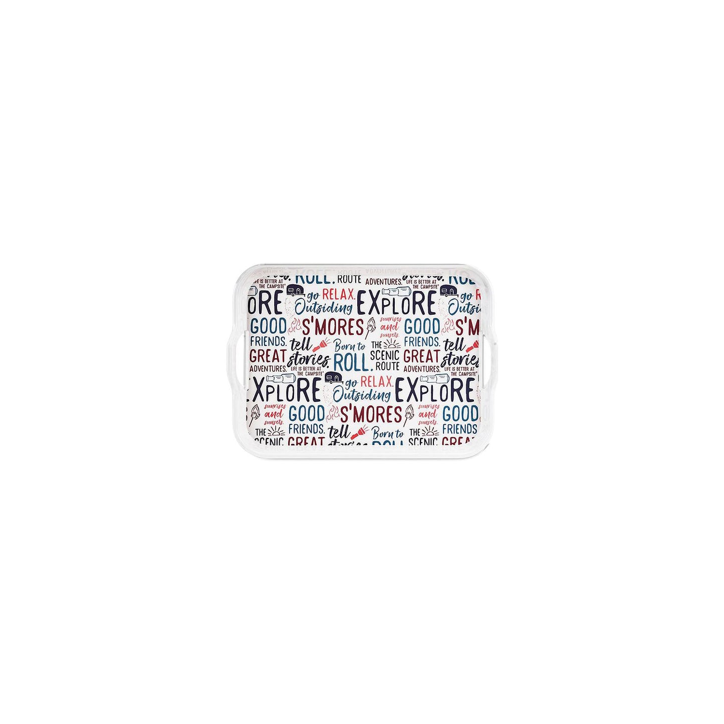 Camco XXX Melamine Tray, Graffiti Design
