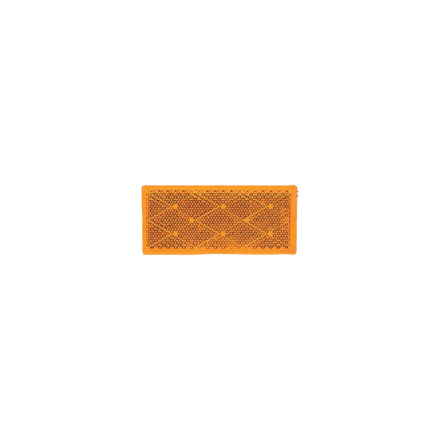 Amber Reflector-Stick On 2/Pk
