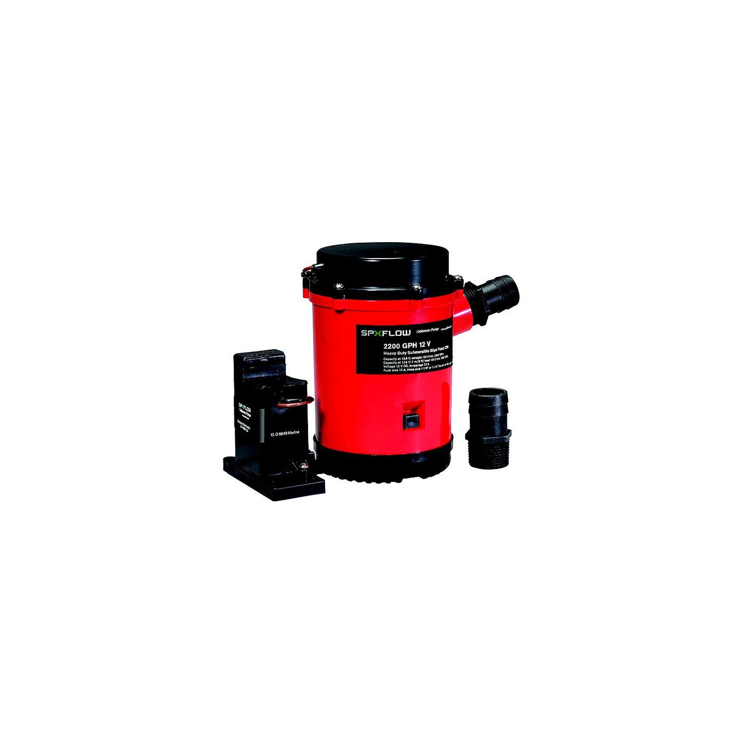 2200 GPH Heavy Duty Automatic Bilge Pump with Electro-Magnetic Switch,, 12V