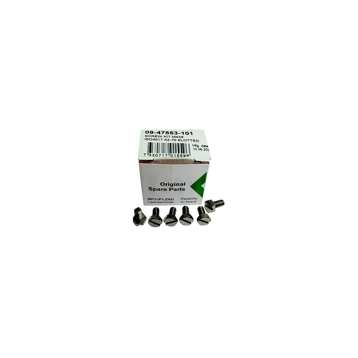 Johnson Pump 0947553101 OEM Screw Kit for raw water impeller pump F35, F4, F5-Supply Nautica