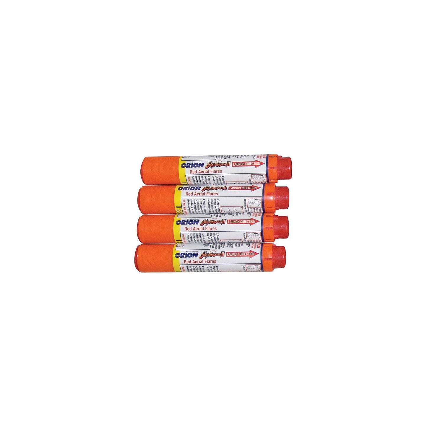 Skyblazer-4 Red Aerial Signals w/Storage Bag, 4/Pk