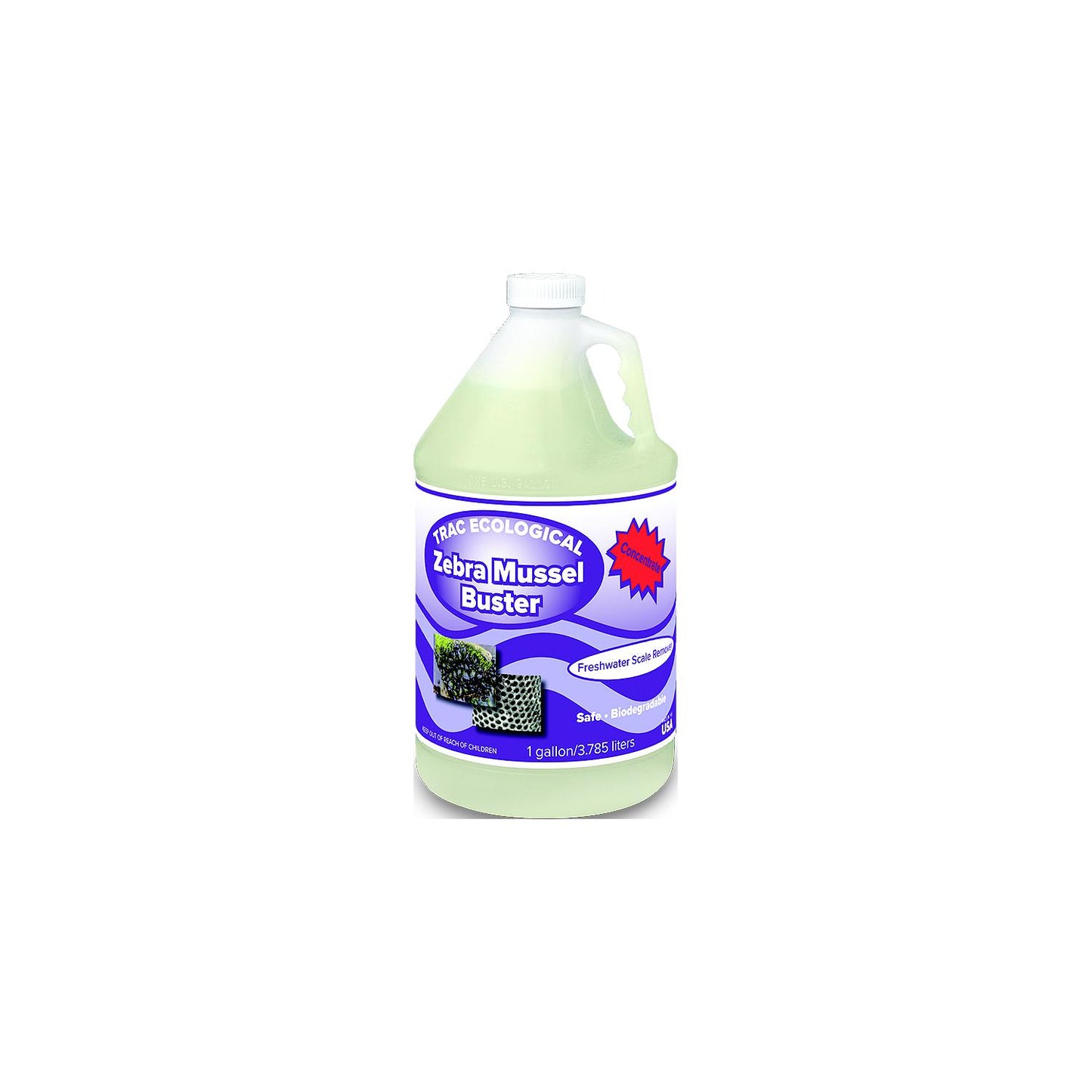 Trac Ecological 1525MP Zebra Mussel Buster, Concentrate, 5 Gallon Pail-Supply Nautica