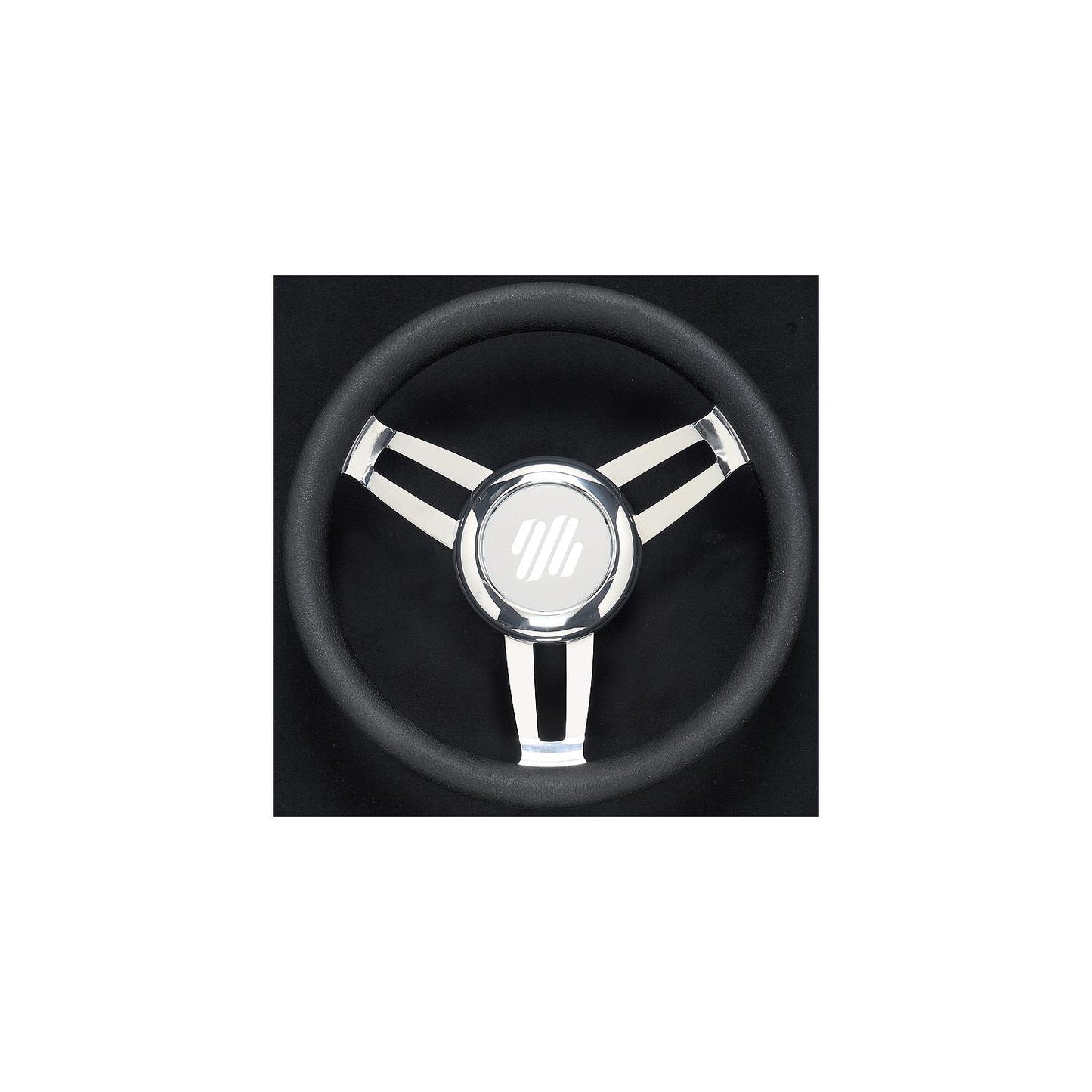 Foscari Steering Wheels, Black Vinyl Chrome
