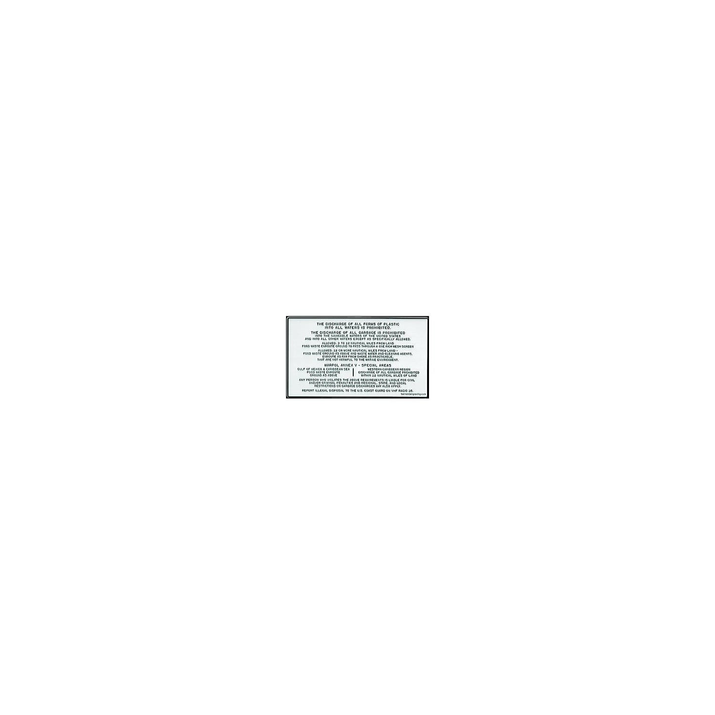 Anti-Dumping Plaque
