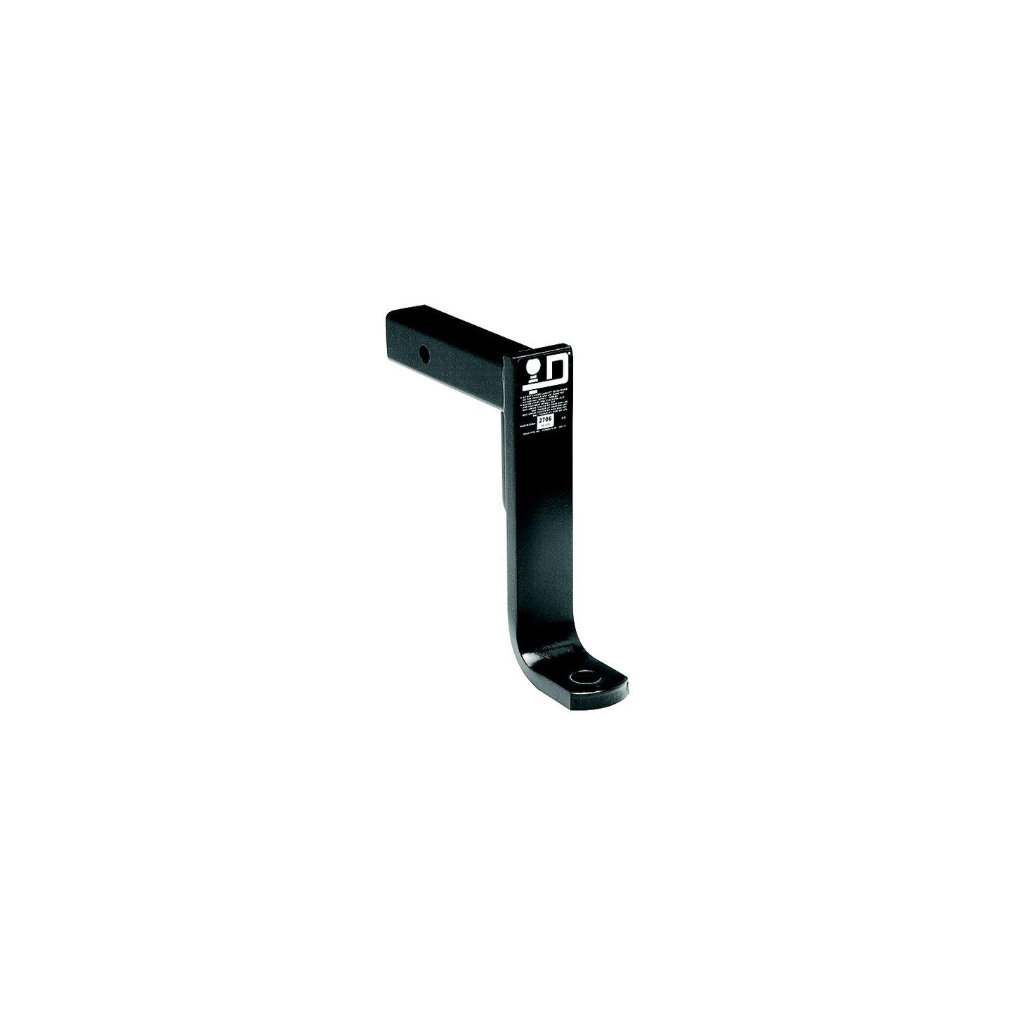 Draw-Tite 2706 Class III Trailer Hitch Ball Mount, 9-3/4" Rise, 11" Drop