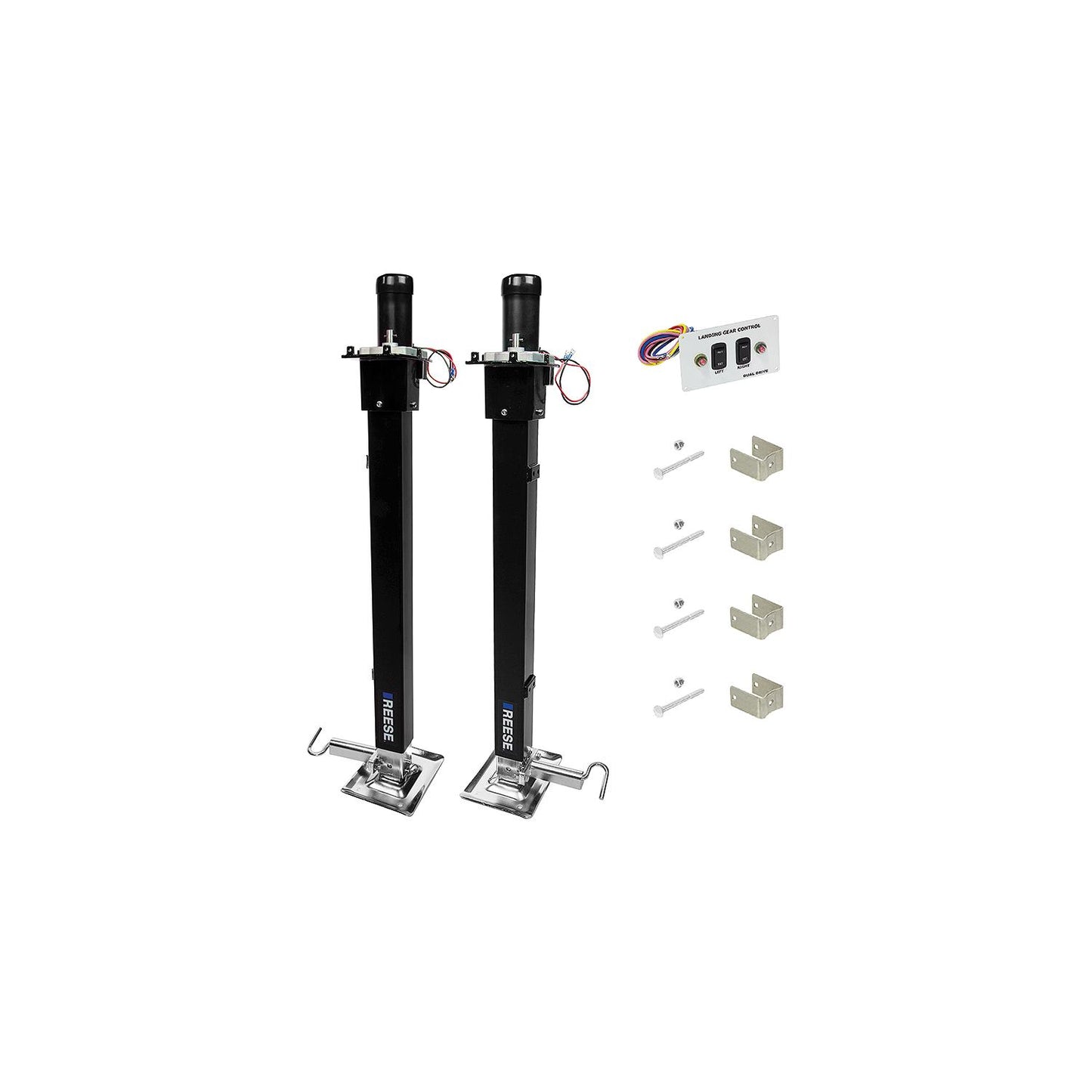 Reese 500708 Dual Output Fifth Wheel RV Landing Gear