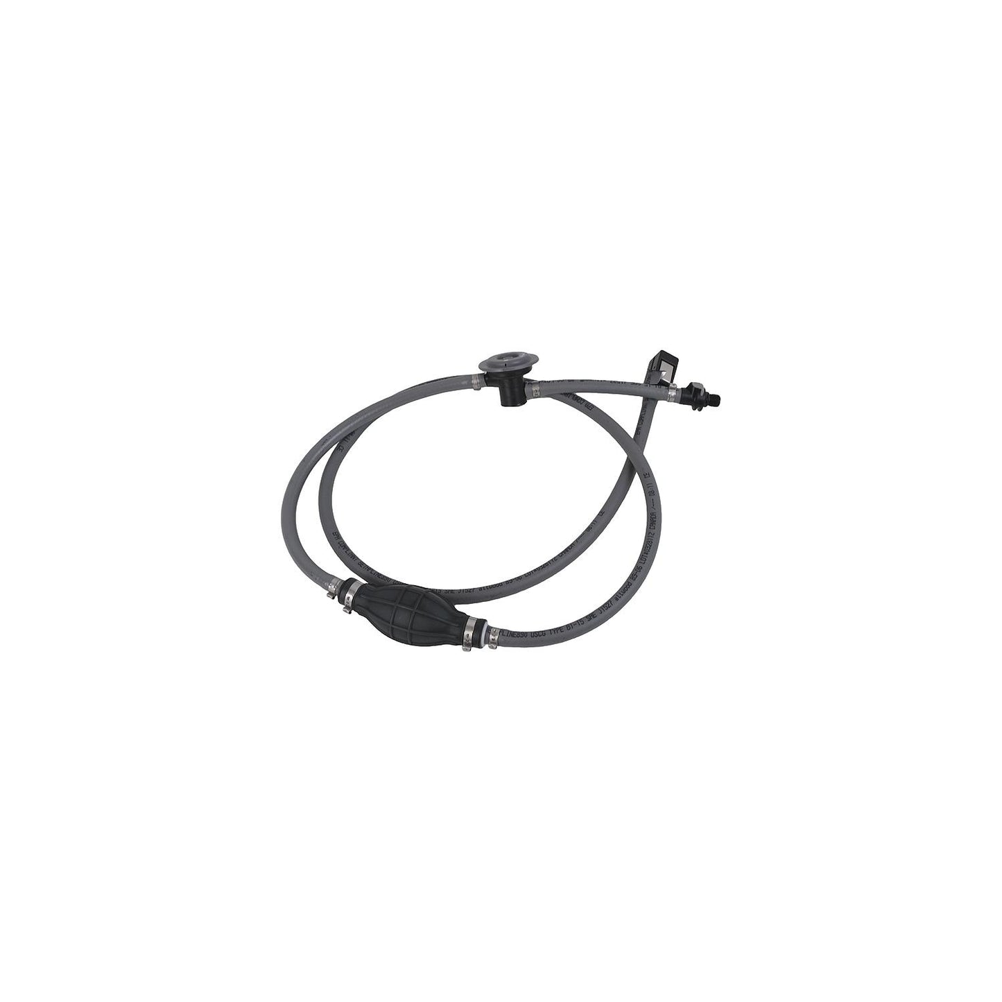 Attwood Fuel Line Hose Kit 3/8" x 6' With Fuel Demand Valve and Sprayless Connector For Evinrude