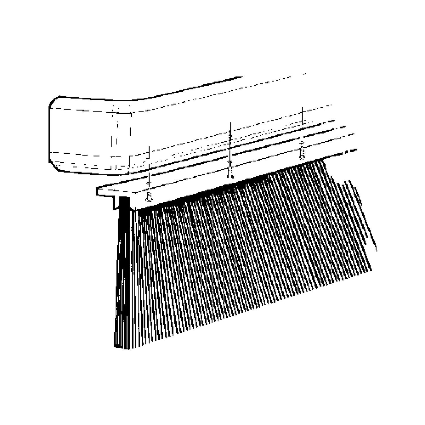 Splash Stop 341016 16" RV Protective Brush Shield