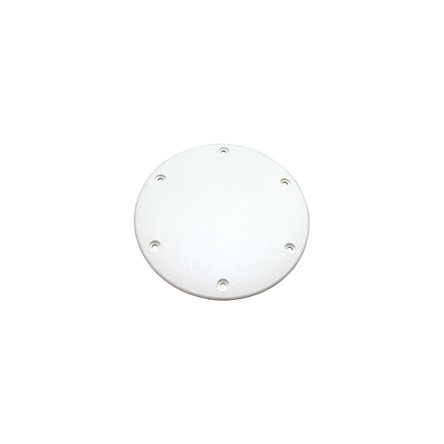 T-H Marine Designer Series Screw Down Deck Plate 6" OD, Polar White