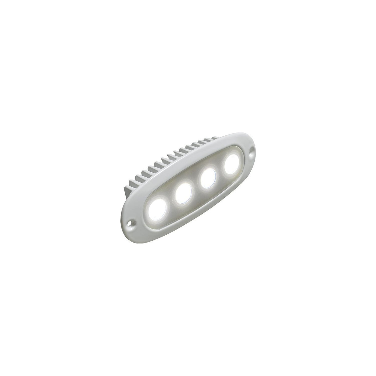 T-H Marine LED39120DP Oval Recessed Mount Spreader 4 Bright White LED Lights