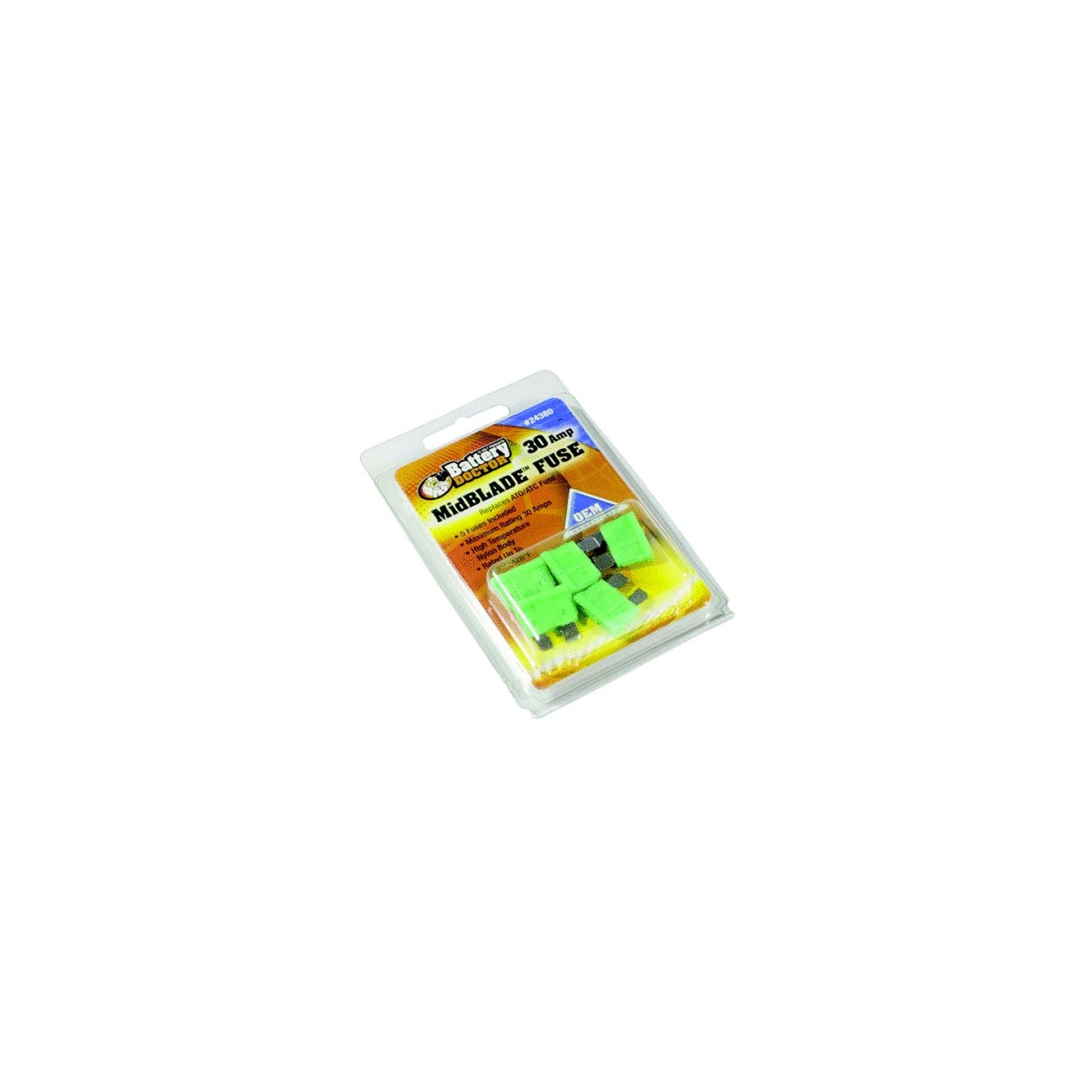 Battery Doctor Midblade™ ATO/ATC Fuses, 30A, 5/Pk