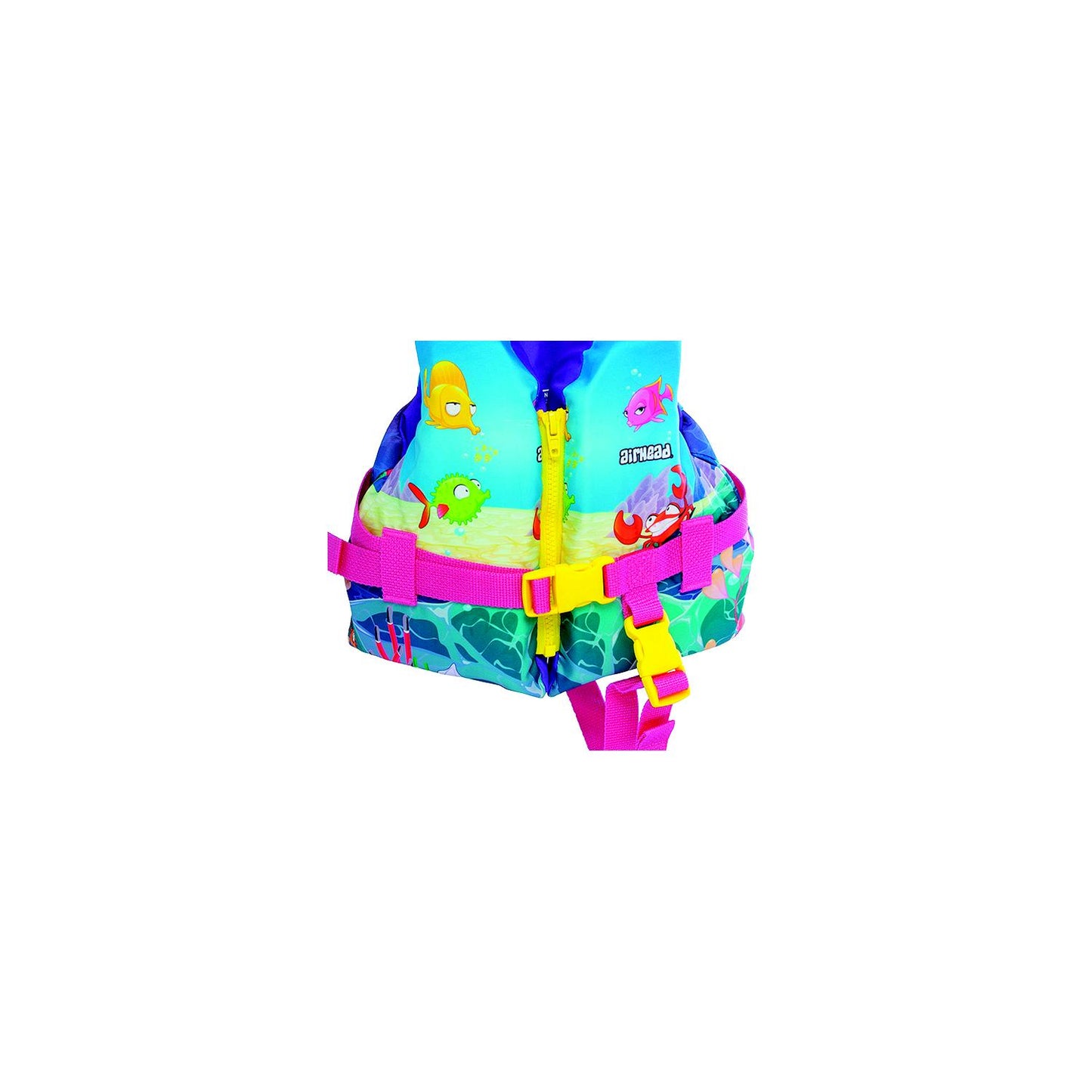 Airhead 1008901A Reef Infant Nylon Vest, Infant, Pink Reef / Sea Life Theme