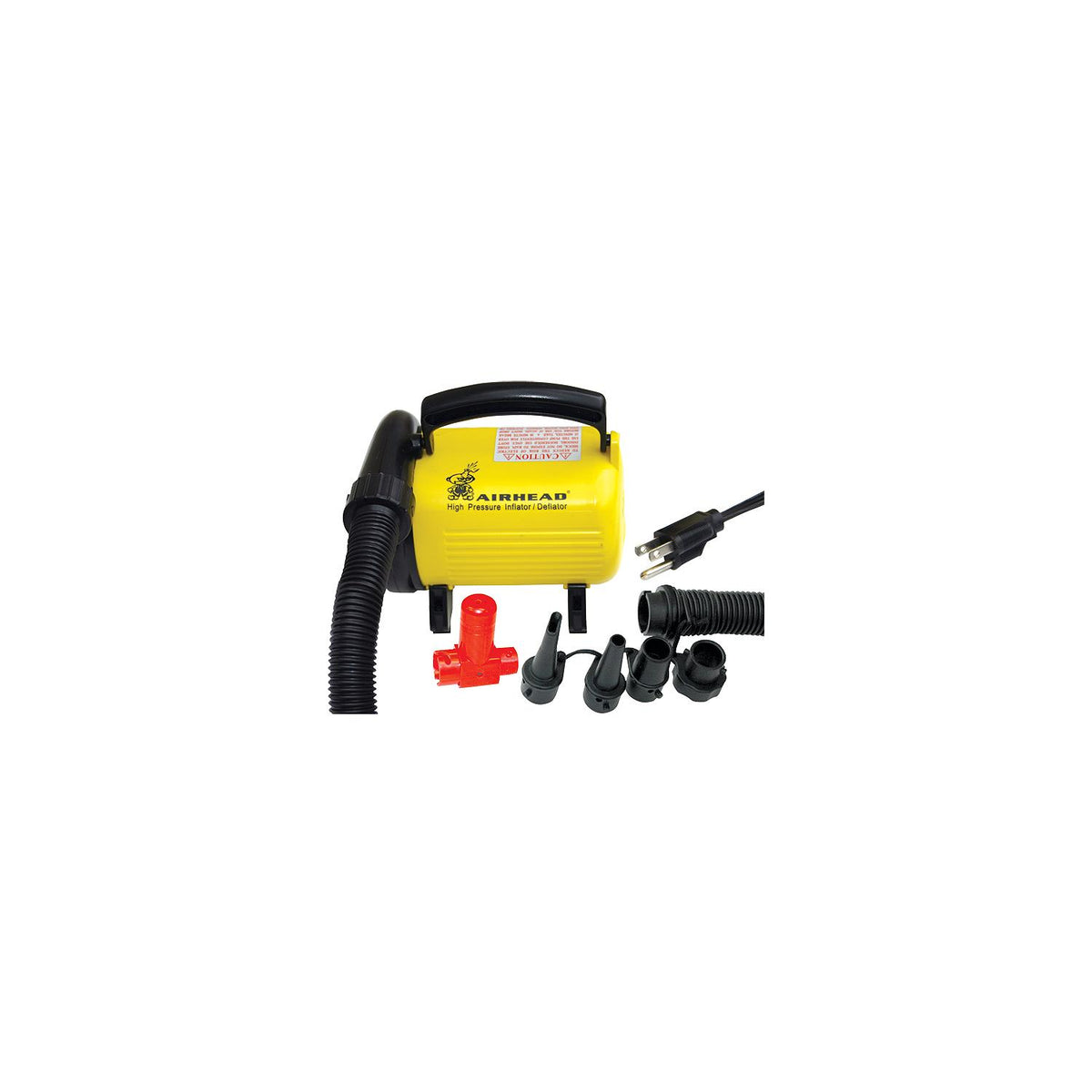Airhead High Pressure 120V Air Pump Includes Pressure Release Valve-Supply Nautica