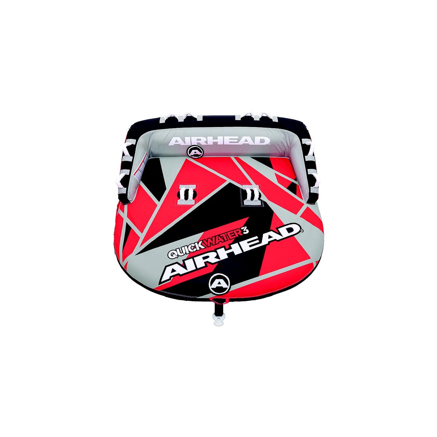 AirHead AHT50188RBK Quick Water Towable, Red/Black, 1-3 Riders