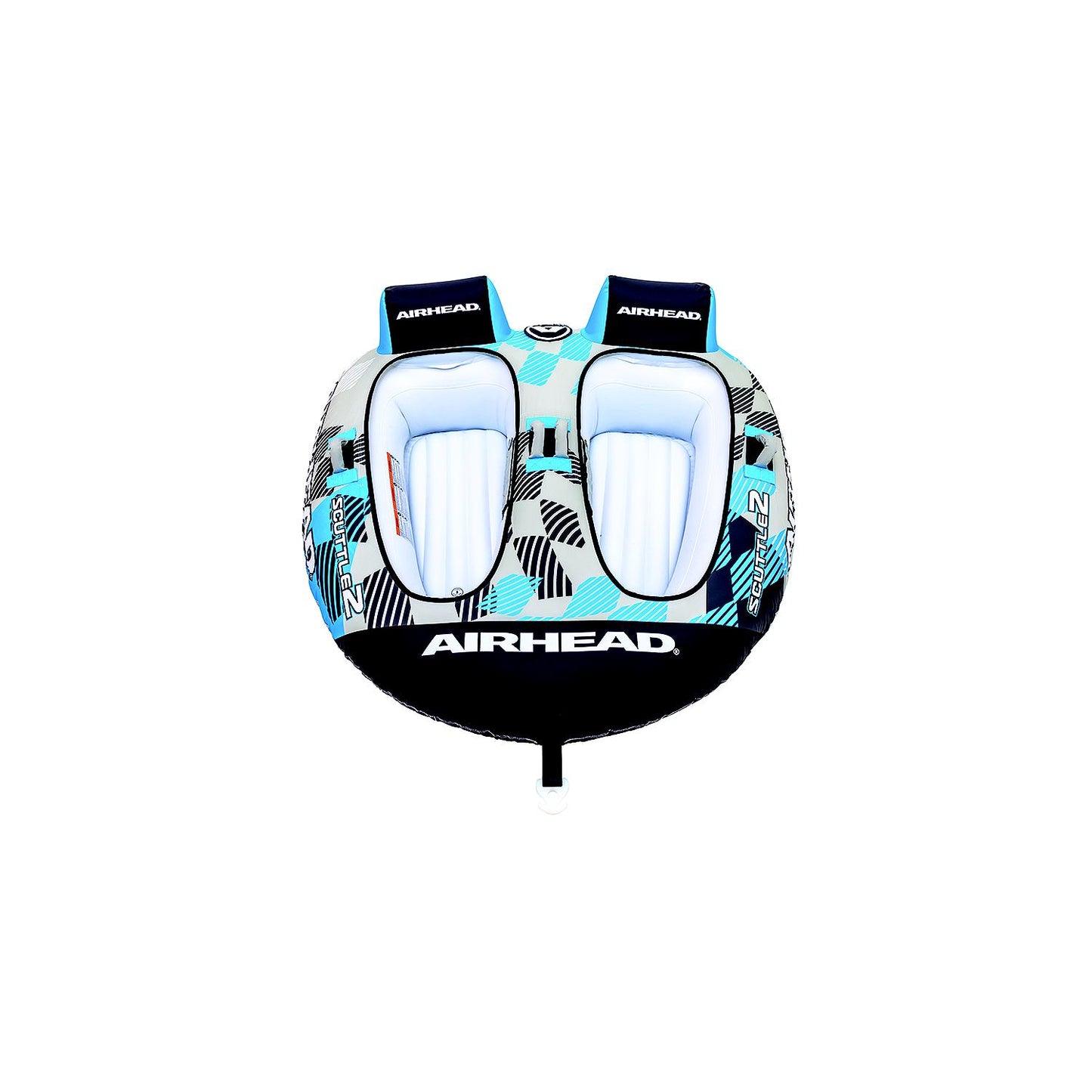 AirHead AHT50190BBK Scuttle Towable Tube, 1-2 Riders
