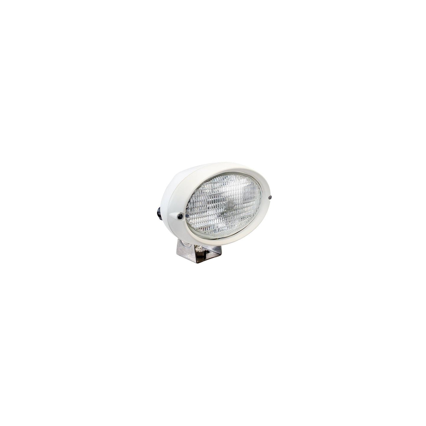 Hella 6361 Series 12V/55W Halogen Deck Floodlight, White Housing