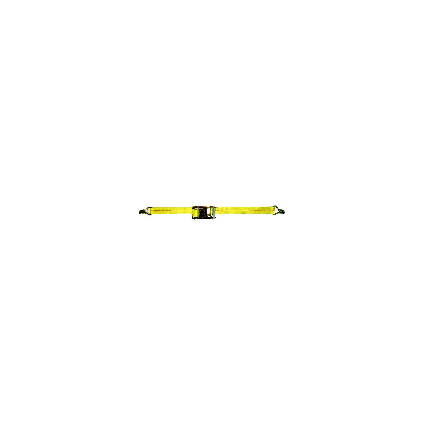 CargoBuckle Ratchet Strap with Double J-Hooks 2" x 20'