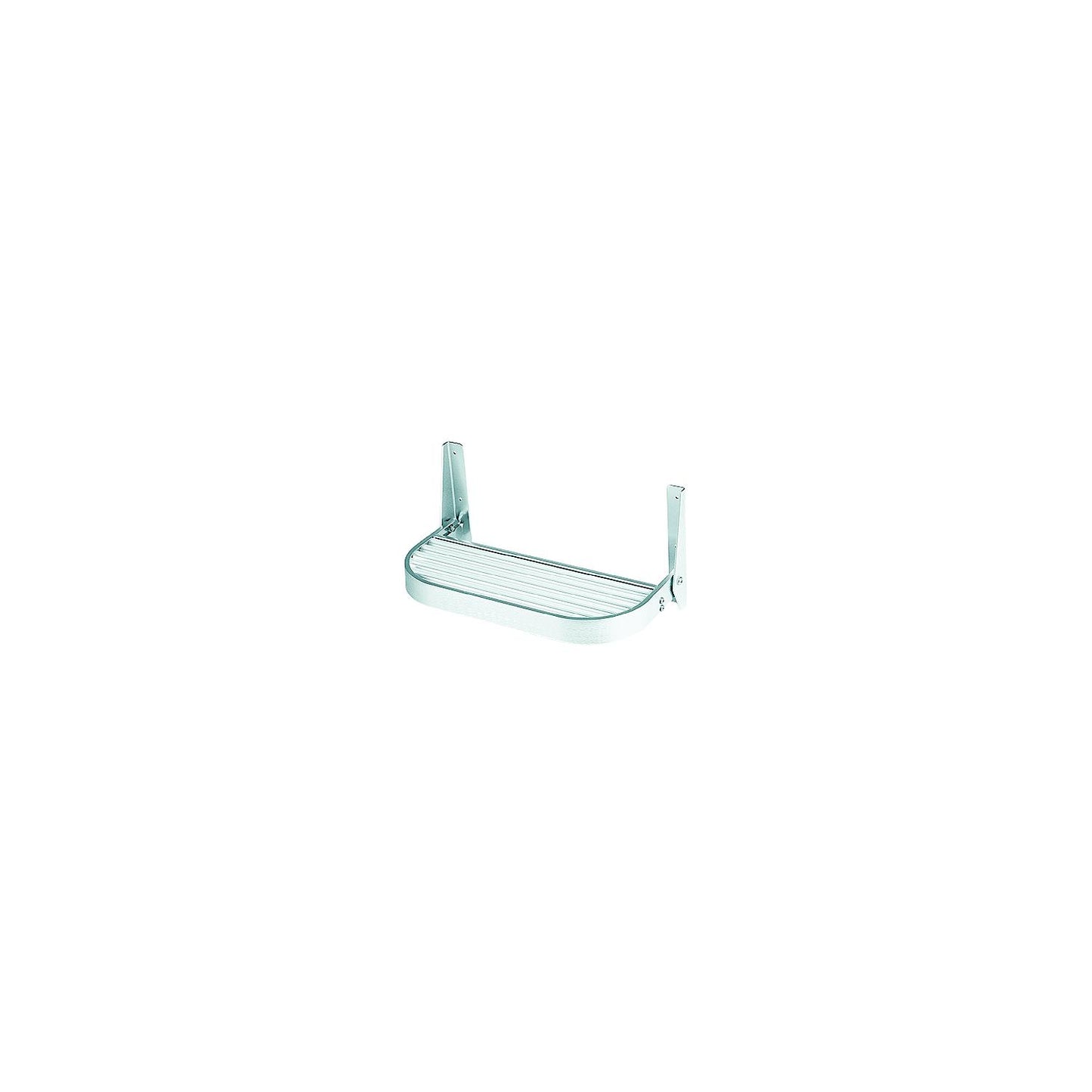 Garelick EEz-In Rounded White Vinyl Foot Rest