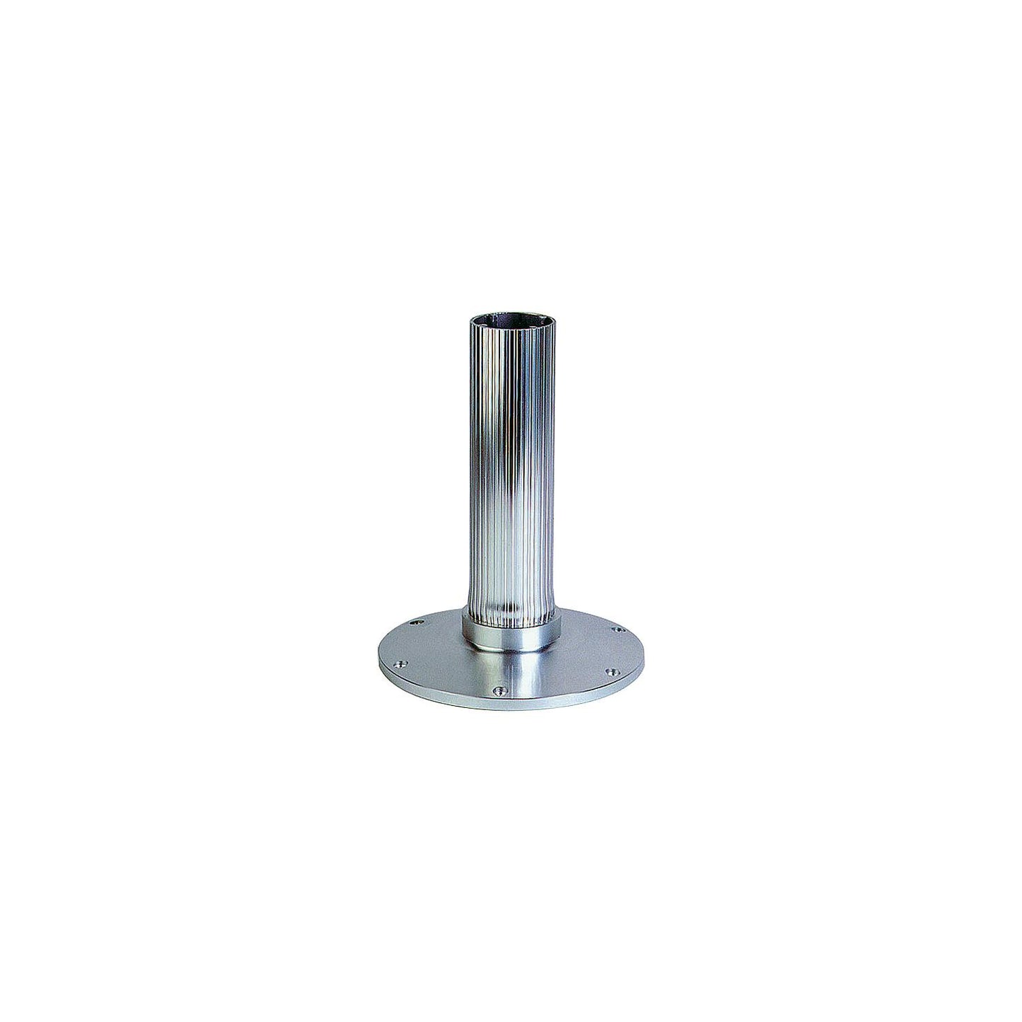 Garelick™ EEz-in Fixed Overall Height 2.875" Seat Base, Ribbed Stanchion, Satin Anodized Finish