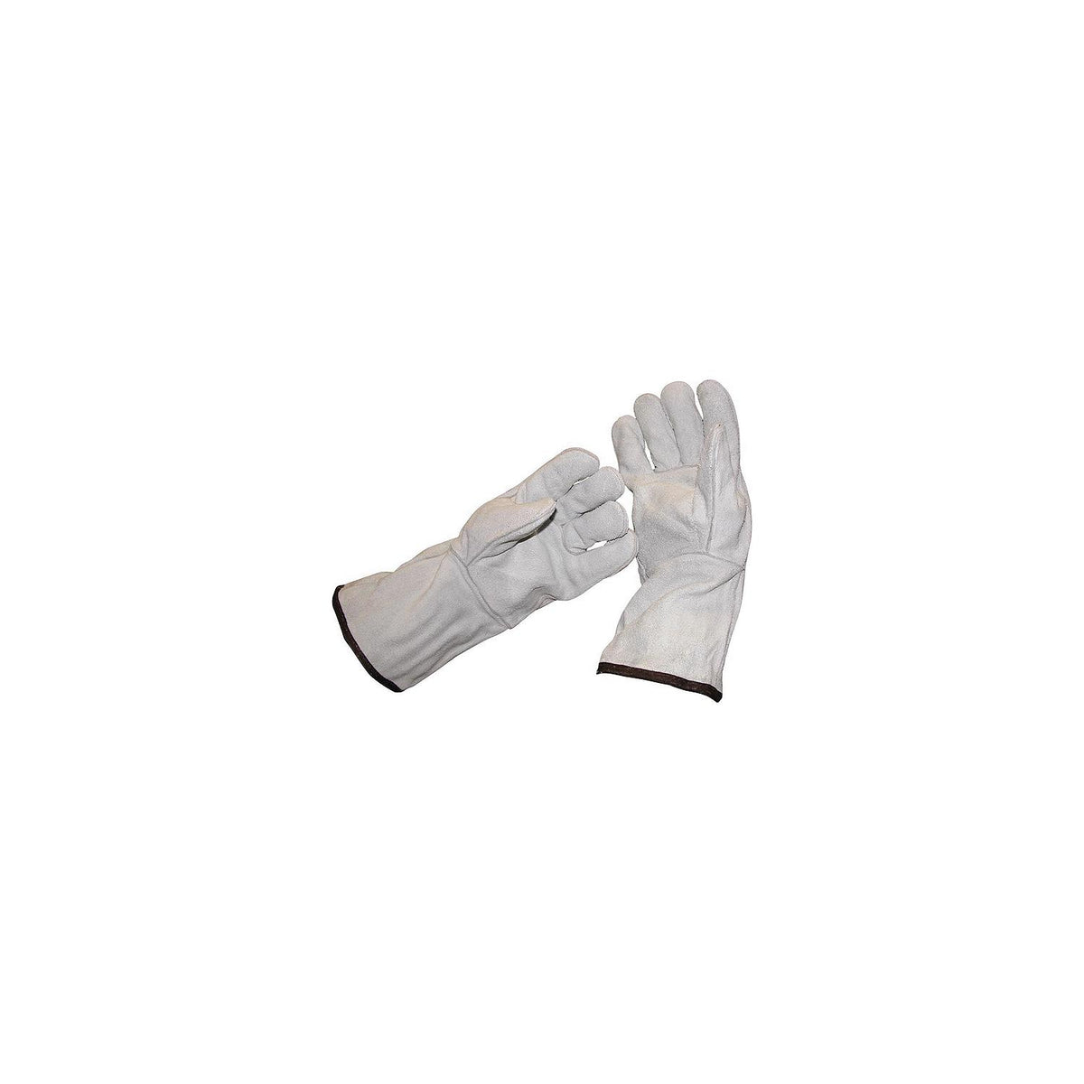 Long Cuff Leather Safety Gloves-Supply Nautica
