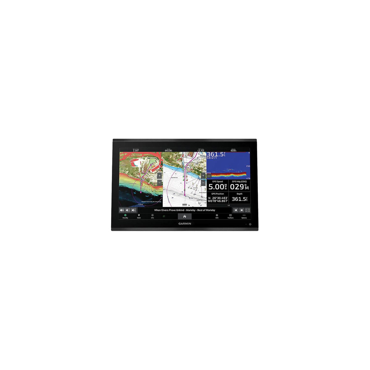 Garmin 0100267601 GPSMAP® 9227 27" 4K Premium Chartplotter w/Navionics+ Inland & Coastal Charts-Supply Nautica