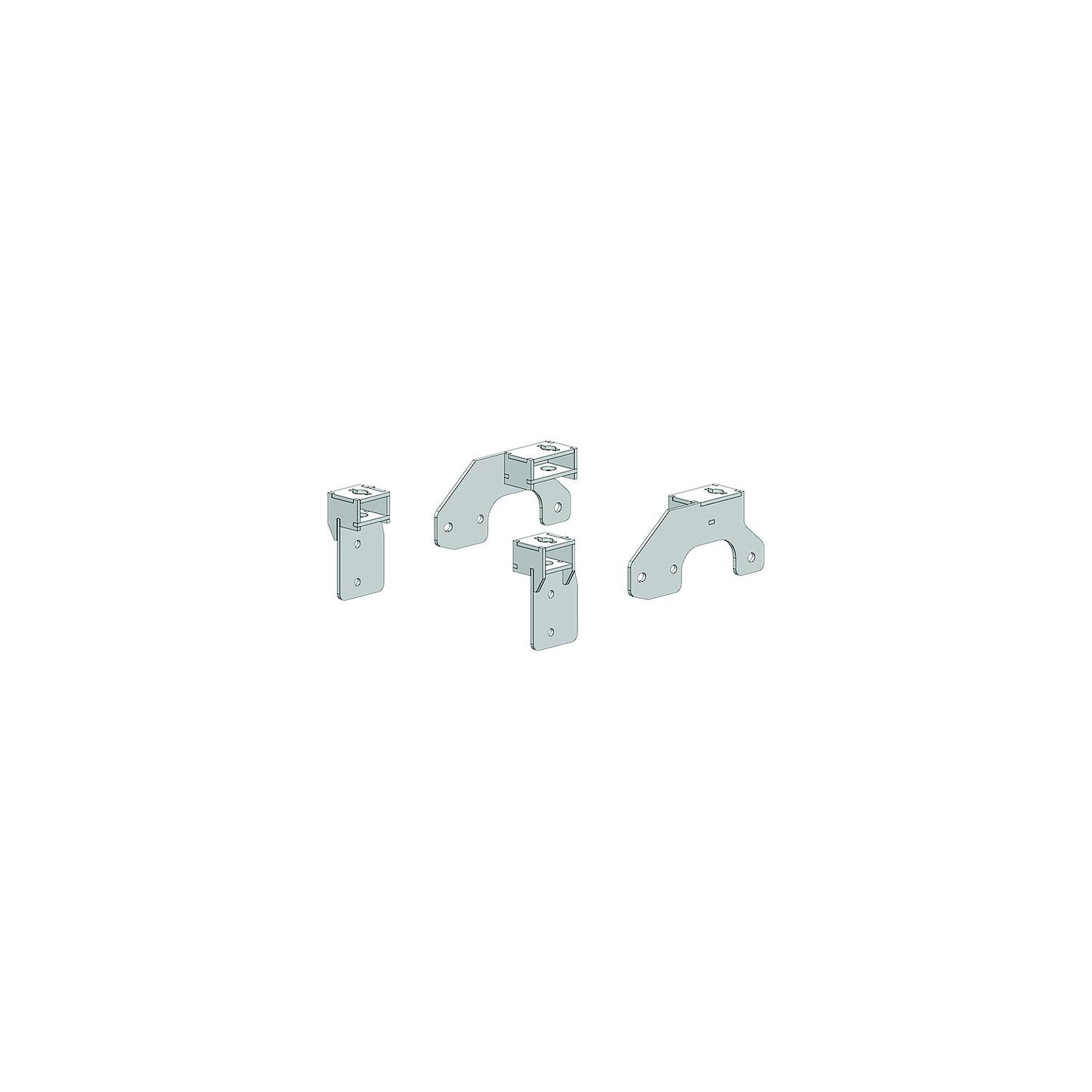 Pullrite 3345 Traditional Series SuperRail Mounting Kit for 1999-2010 Chevy GMC 2500 & 3500 & 1999-2007 1500 (6 1/2' Bed) Pickup Trucks