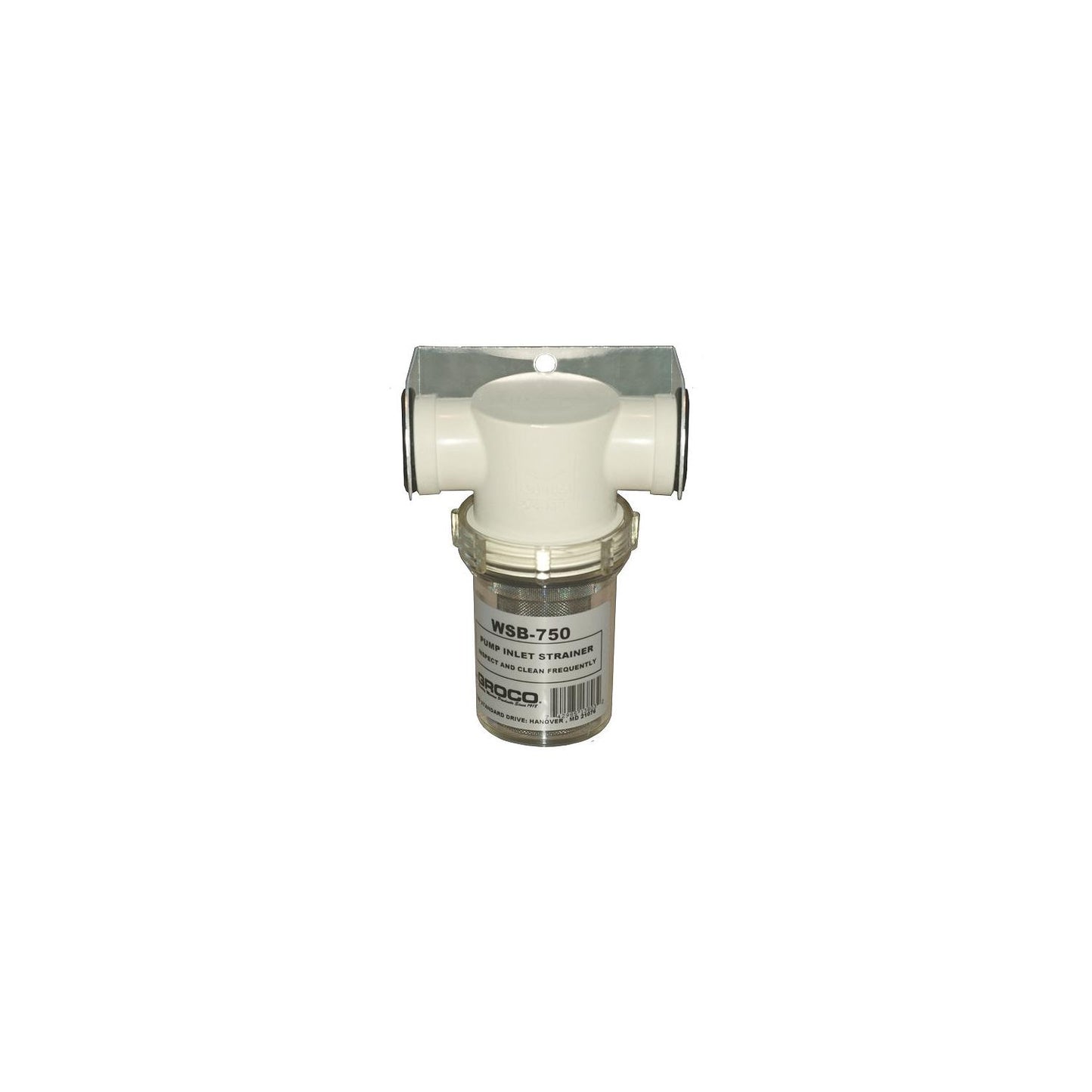 Groco WSB750P Salt-Water Pump Strainer With Non-Metallic Basket
