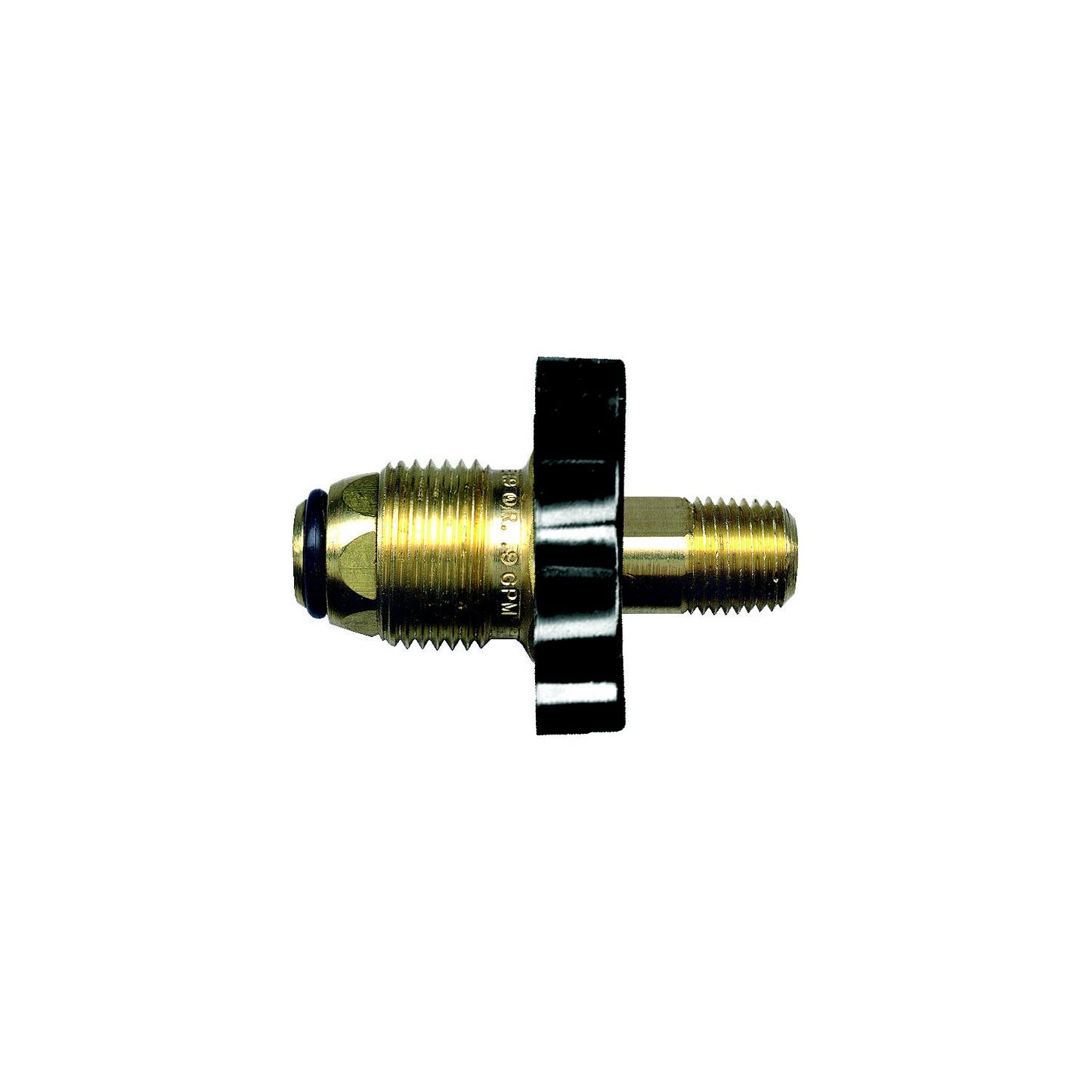 JR Products 07-30085 Excess Flow 2 3/8" POL with Handwheel for RV Appliances