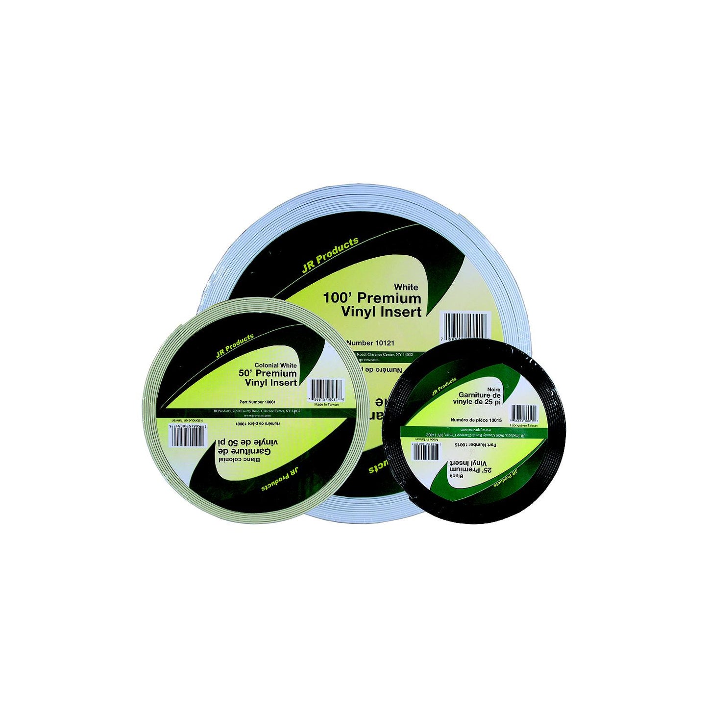 JR Products Vinyl Insert - Premium, 25' Black