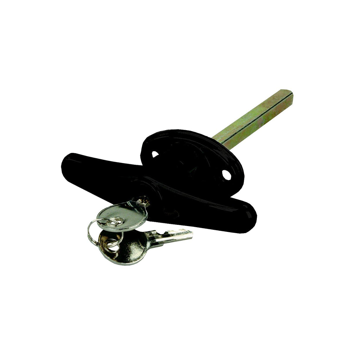 JR Products 10985 Black Locking T-Handle for Truck Caps, Bed Covers & Tool Boxes-Supply Nautica