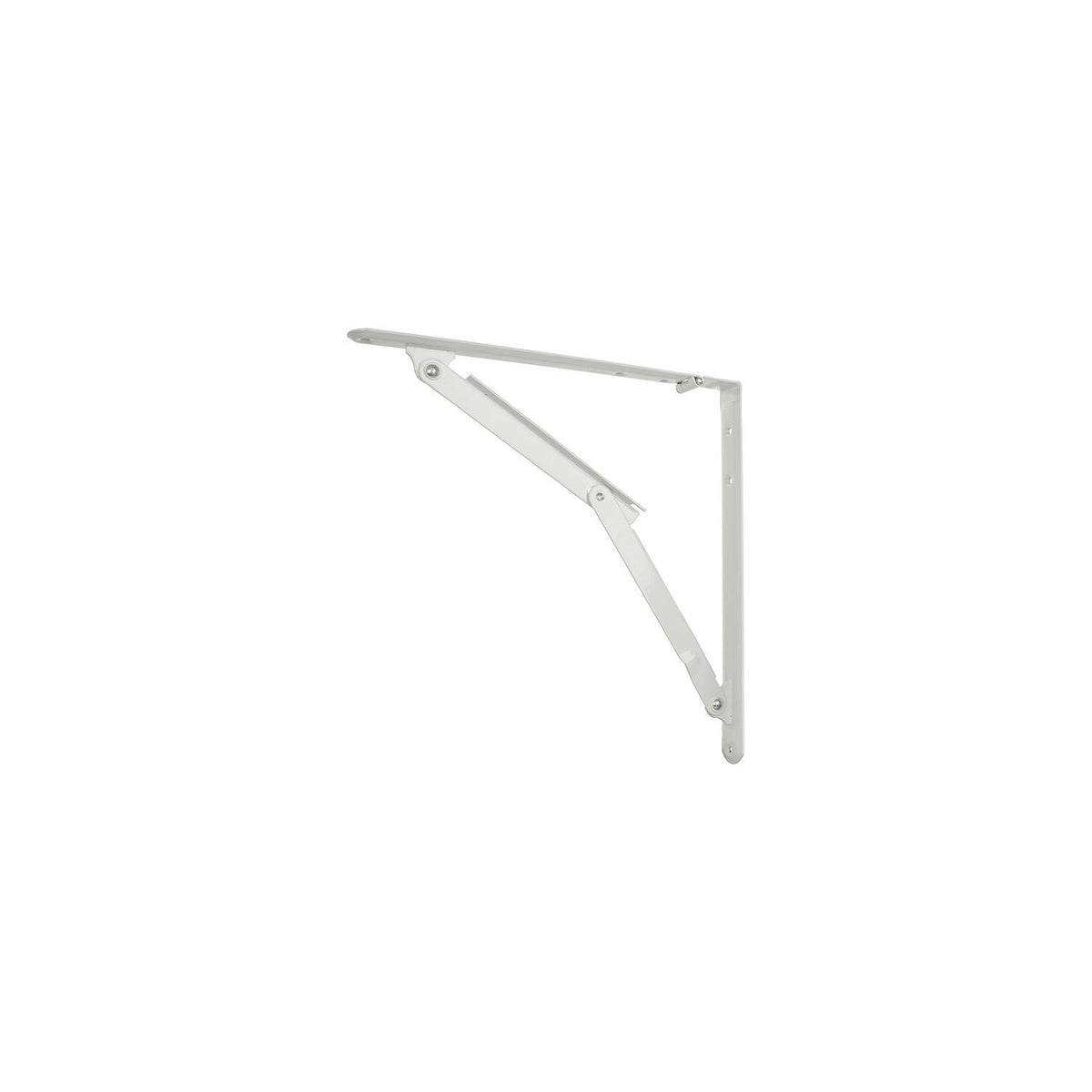 JR Products Folding Shelf Bracket, White-Supply Nautica