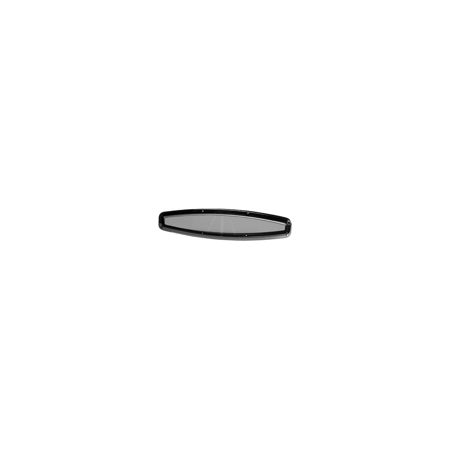 Beckson PF100 Newport Oval Flex-Port, Smoked Lens, Black Trim Ring