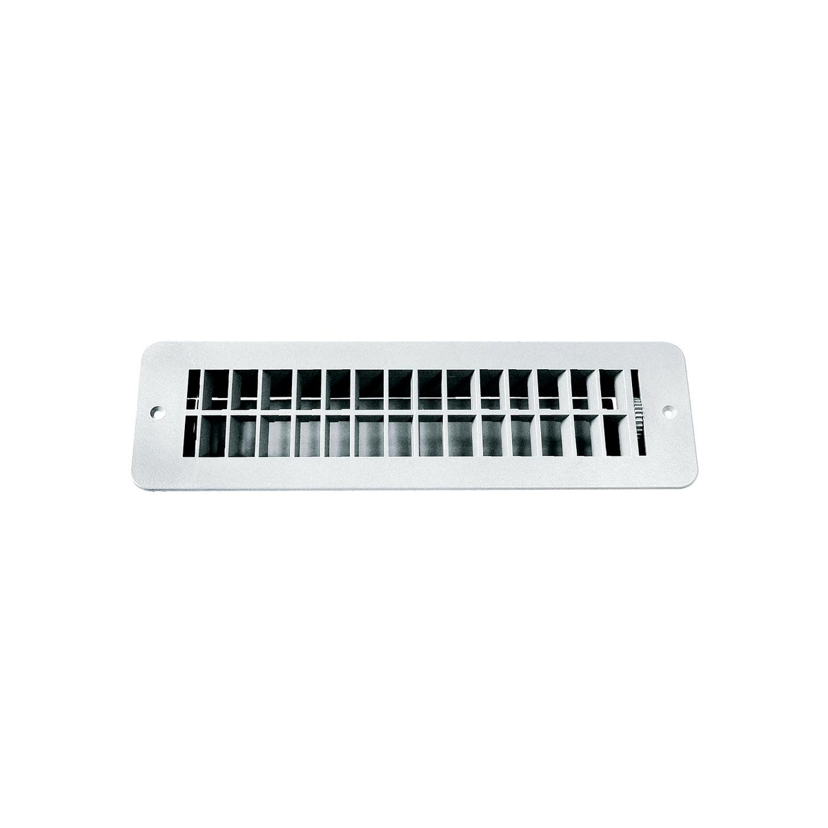 RV Designer H850 Plastic Floor Register, Dampered, White-Supply Nautica