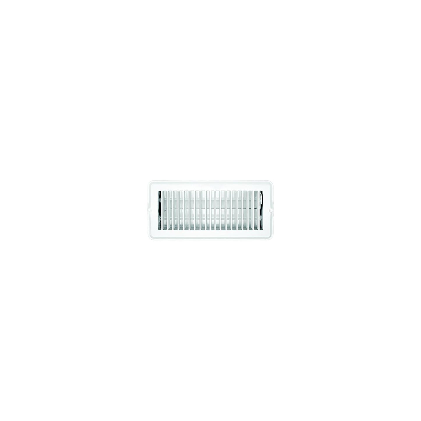 RV Designer H876 Metal Floor Register, Dampered, White