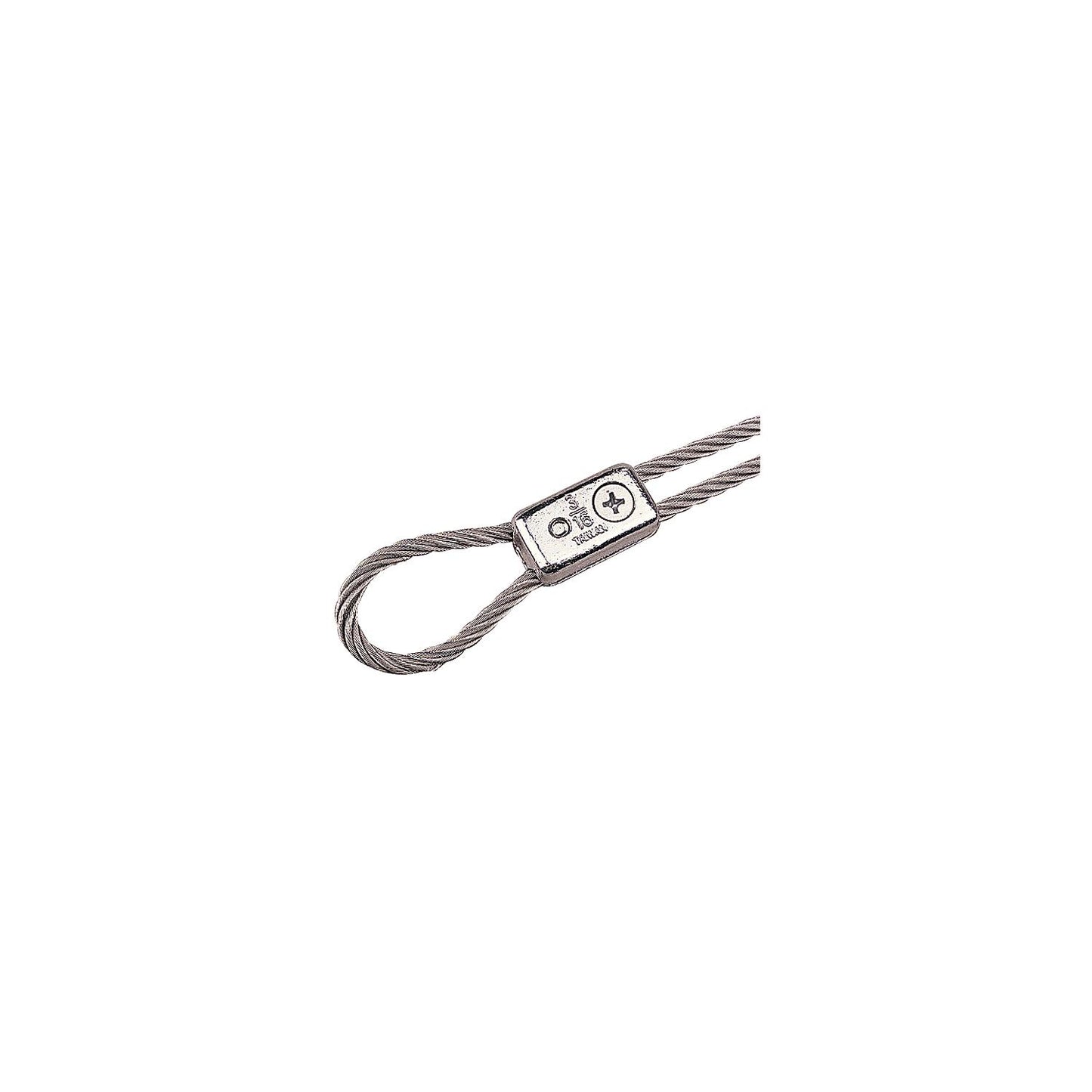 Chrome Plated Zinc Cable Clamp, Bulk