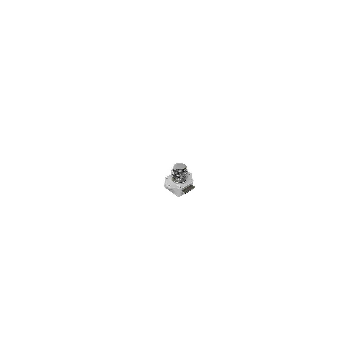 Sea-Dog 2243001 Push Button Rim Latch, Chrome Brass