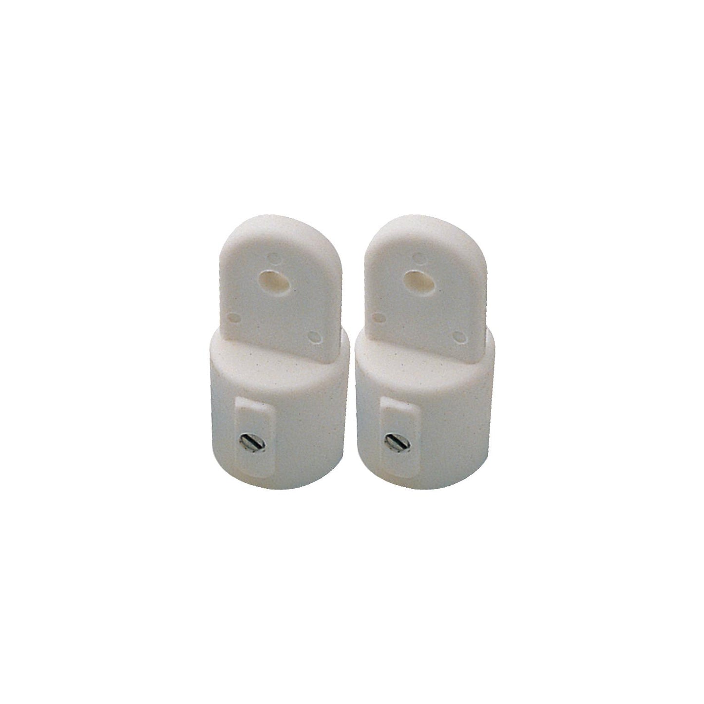 Sea-Dog 2731011 External Eye End, 7/8" White, Pair-Supply Nautica